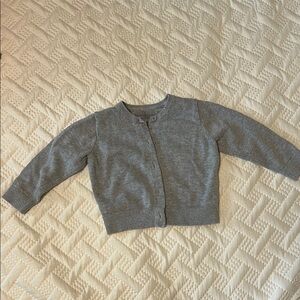Primary baby Gray Button-Up Cardigan